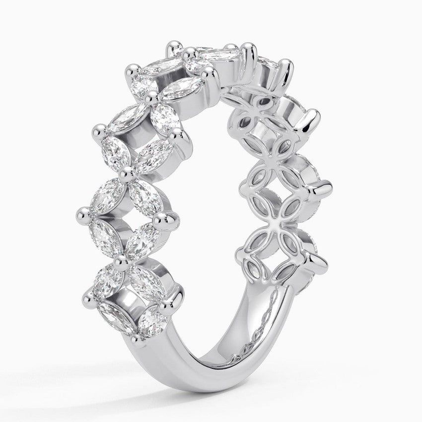 Каблучка з діамантами Eternity Prism