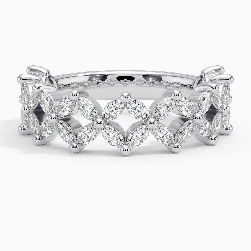Каблучка з діамантами Eternity Prism