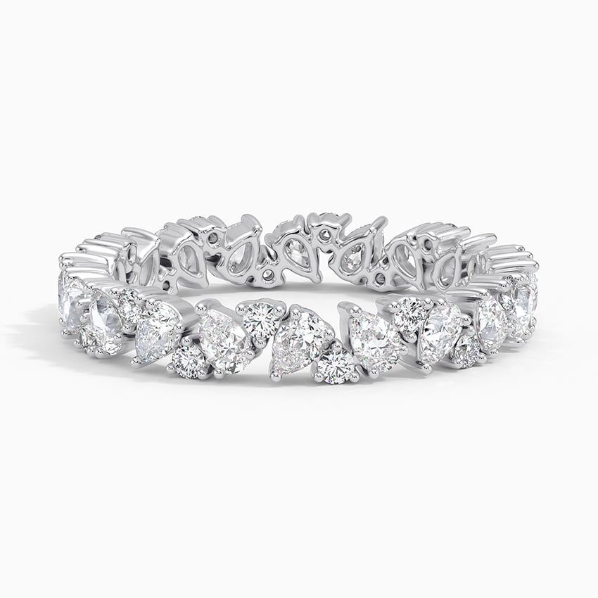 Каблучка з діамантами Eternity Grand Olivetta