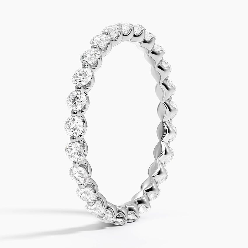 Каблучка з діамантами Eternity Riviera
