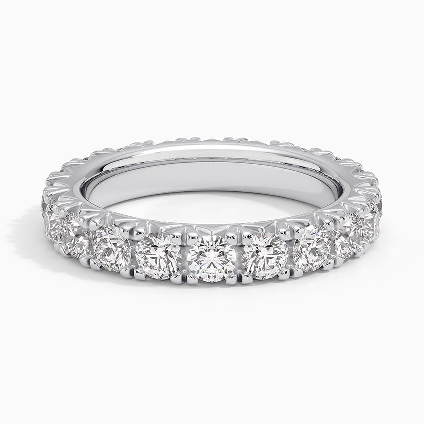 Каблучка з діамантами Eternity French Pavé