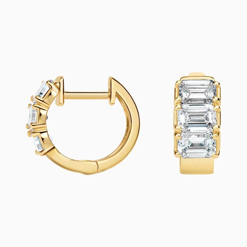 Сережки з діамантами Zelda Emerald Cut