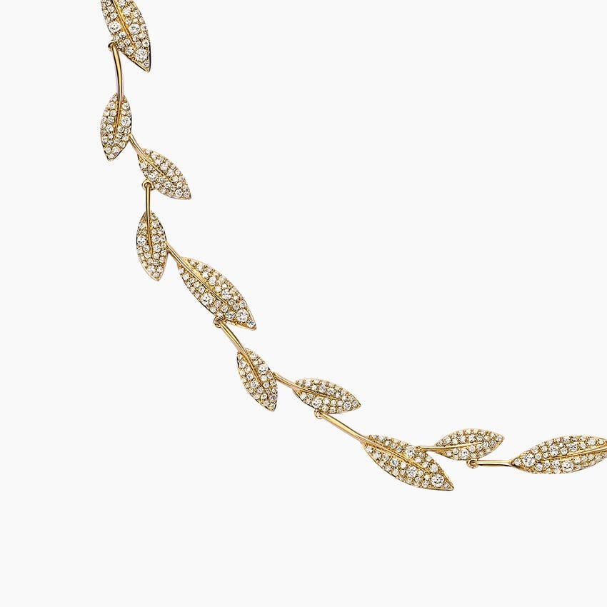 Кольє з діамантами Pavé Olive Branch