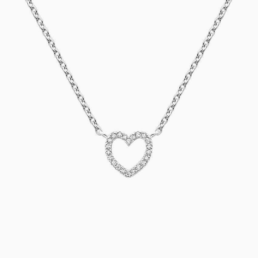 Кольє з діамантами Heart Pavé